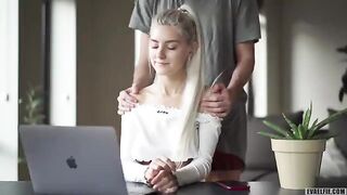 Eva Elfie seduced her teacher and got fucked in pussy