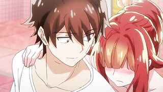 Redhead Tsundere with Small Tits gets fucked in missionary