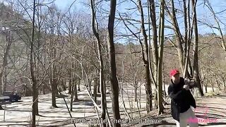 Vlog Chihuahua. A day with Kleomodel ended with a group encounter in the woods