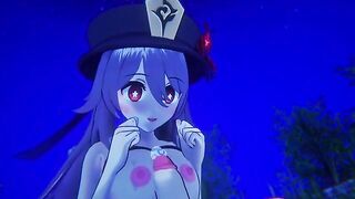 Hentai remake of Hu Tao's 3D animated sex scene from Genshin Impact