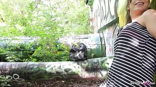 A mature Turkish woman gets her pussy railed by a German stud
