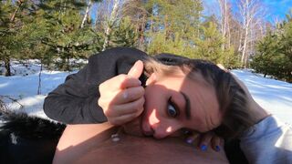 A girl got lost in the forest, but was found by a forester