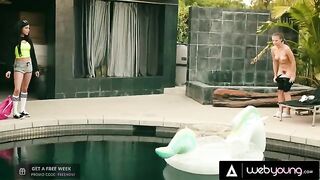 A bored Savannah Sixx cheats on her BF with Gia Derza