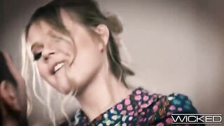 A cute and giggly blonde girl gets a big Southern cock
