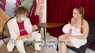 The doctor checked the girl's virgins after she lied