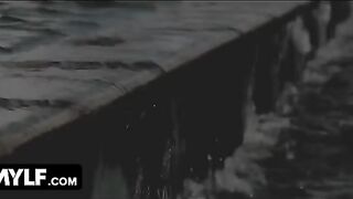 A hot MILF threesome with a horny couple and a pool guy, brought to you by Mylf
