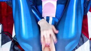 Ochako Uraraka gets fucked by a vibrator in a hot cosplay scene