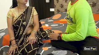 Desi Pari saves her daughter's marriage with her seductive skills in Hindi audio