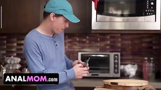 The boy was fucked by the hot MILF Dee Williams