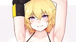 Yang teaches you to control your cock with hentai joi
