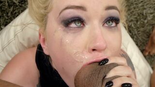 Blonde beauty Misha Cross gets her asshole gapped hard in intense anal action