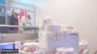 The baker competes with the chef in a sensual, intense way