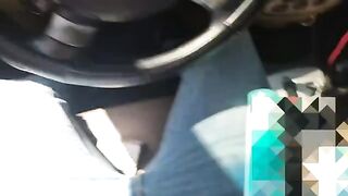My nosy neighbor caught me jerking off in my car and threatened to tell the homeowners association