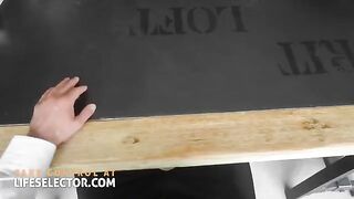 A hot secretary fuck with a big dick in POV style
