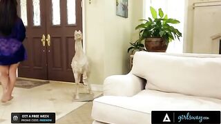 Reena Sky makes a steamy sex tape with her neighbor Chanell Heart