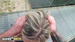 Carla Boom gets fucked hard by Emilio Ardana in public