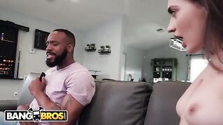 Petite teen Sera Ryder gets her pussy smashed by massive BBC