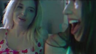 Two kinky lesbians, Madi Meadows and Lexi Lore, are enjoying passionate girl on girl fun