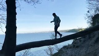 A walk around Gdynia Orłowo with my Chihuahua - abandoned buildings and daring encounters
