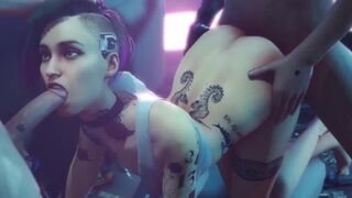 Cyberpunk 2077 compilation with Judy Alvarez and Panam Palmer in raw action