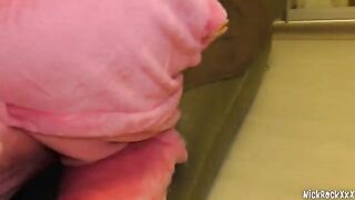 Two young students fucked at a college party with some friends