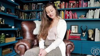 You’re a bad employee and your boss, Dani Daniels, wants to see you jerk off