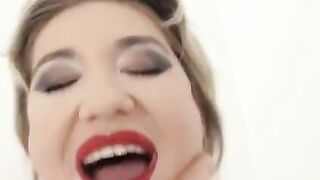Blonde Nympho Nikky Dikky craves intense anal action hard