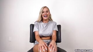 This big-breasted teen is made for sex, and sex only. Watch her in action!