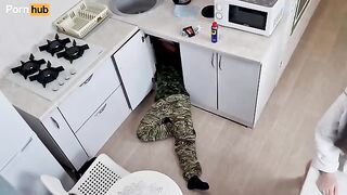 Daddy forgot to pay the locksmith again, so he fucked her