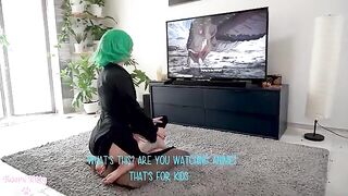 Tatsumaki gets her tight pussy railed in Saitama cosplay