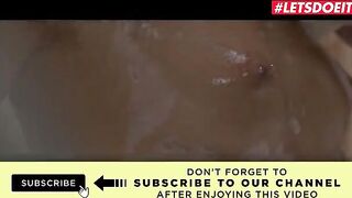Russian teen Katrin Tequila rides a big dick passionately