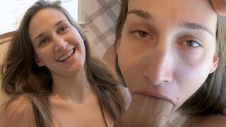 The girl next door Mystica Jade gets destroyed by James Deen’s cock