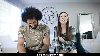 Girl is fucked in crazy poses by her passionate boyfriend