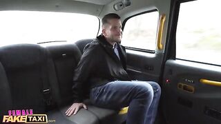 Fake taxi driver fucks tight ass of stunning Lady Gang in hardcore scene