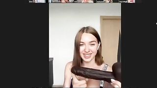 An orgy with sexy babes gets wild on a Zoom call