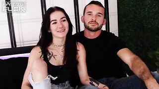 The Southern gentleman’s uncut thick cock gets the girl wet