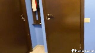 An extra-hot teen with a constant desire is getting passionately taken by her boyfriend