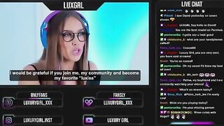 A streamer babe gets fucked by her fans in a wild session