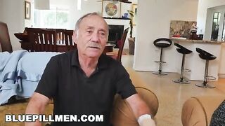 Sydney Sky gets a massive old cock in her pussy