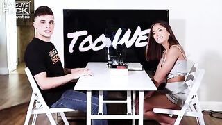 The HGF Experience Live Sex Gameshow - Petite babe gets handled by Chase Man