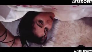 Two roommates enjoy passionate lesbian intimacy with intense pussy licking