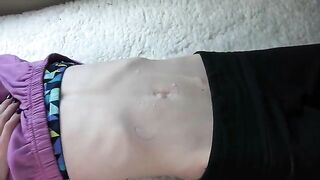 Fetish compilation with belly button play that’s sure to captivate