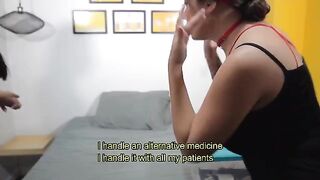 The doctor gave Salome Gil a messy anal treatment for her health issue
