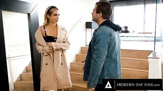 Aiden Ashley gets punished for fucking her best friend’s boyfriend