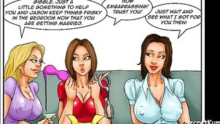 A horny wife gets her desires fulfilled by a male stripper