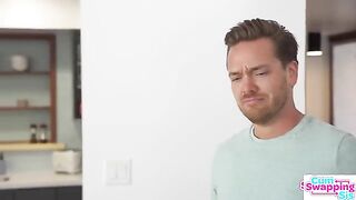 Stepsis Chloe Temple blows bubbles with cum, fulfilling a stepbrother’s kinky fantasy in this steamy scene