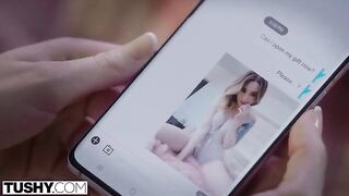 Petite blonde gets her ass gapped by TUSHY