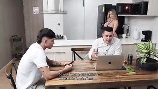 I fucked my step son in front of my husband, and he never found out
