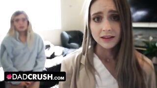 Stepdad educates his stepdaughters Laney Grey & Minxx Marley