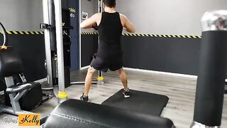 Crushed on my fitness colleague, we fucked in gym restroom